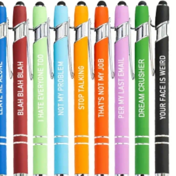 Set of 12 funny pens 3 for $20! - Picture 4 of 4